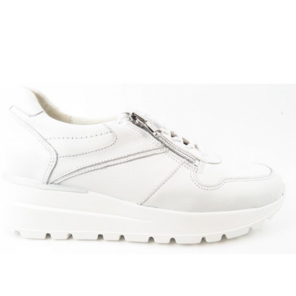 Waldläufer H-Feli PORTO weiss ZIP Sneaker in WEISS