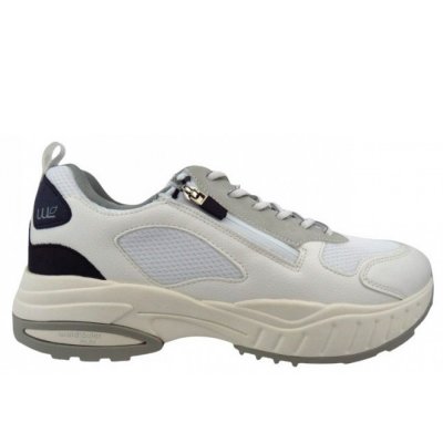 Waldläufer Run H+K Pero Sneaker low in WEISS GREY DARKBLUE
