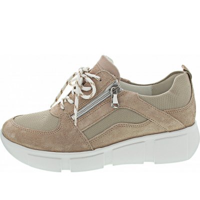 Waldläufer H-Lou sportlicher Schnürer in skin beige