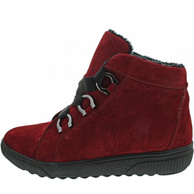 Waldläufer H-Steffi Schnürstiefel in rubin