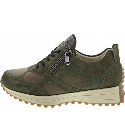 Waldläufer H-Pinky sportlicher Schnürer in khaki military