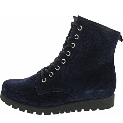Waldläufer Hegli Schnürstiefel in notte