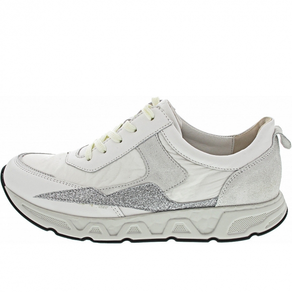 Waldläufer H-Irma Sneaker low in snow latte weiss