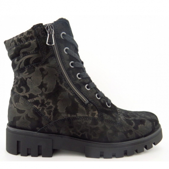 Waldläufer H-Serena Peonia Stiefelette in SCHWARZ