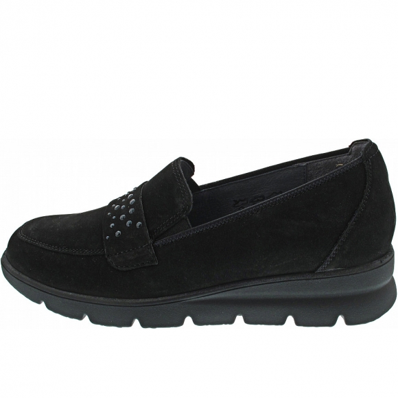 Waldläufer H-Bruni Slipper in schwarz