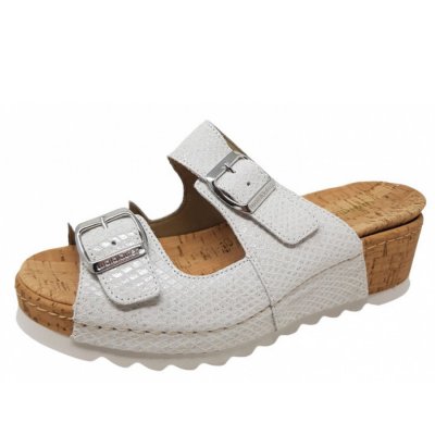 Waldläufer Pantolette in weiss