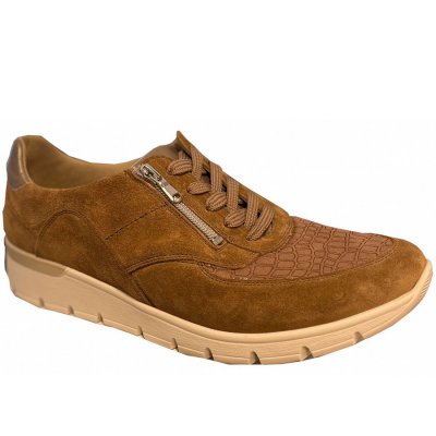 Waldläufer K-Ramona-Soft Schnürschuh in walnuss fango
