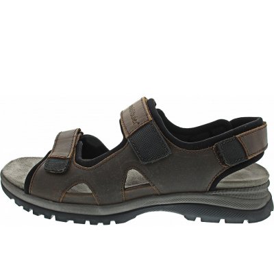 Waldläufer H-Taro Sandale in tabak schwarz