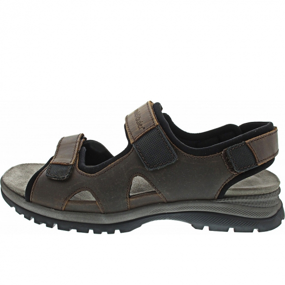 Waldläufer H-Taro Sandale in tabak schwarz