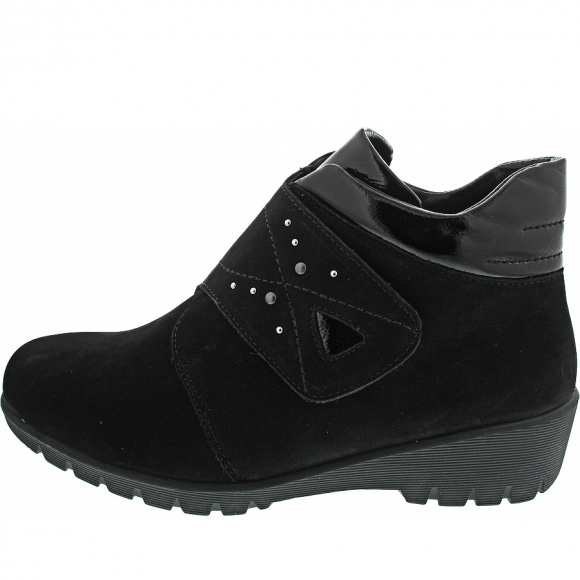 Waldläufer Kamela Stiefelette in schwarz