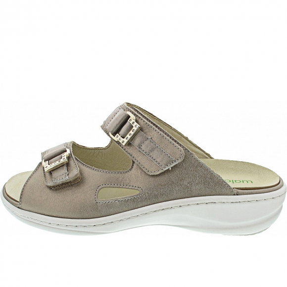 Waldläufer Heria Pantolette in lightgold stein