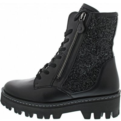 Waldläufer H-London Schnürstiefel in schwarz