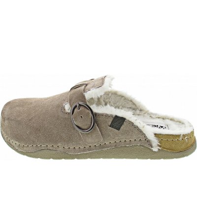 Westland Girona 14 Hausschuh in taupe kombi Westland Girona 14 Hausschuh in taupe kombi