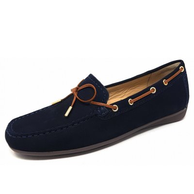 Wirth Mokassin in blue cognac