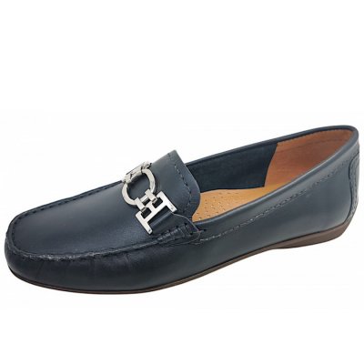 Wirth Mokassin in schwarz (preto)01