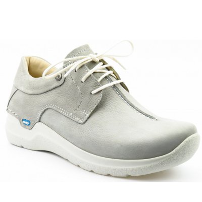 Wolky Wasco Nubuk Schnürer in light grey