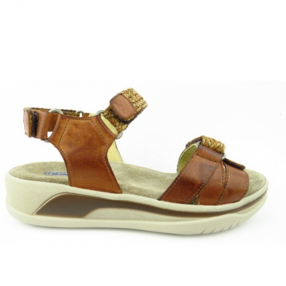 Wolky Acula Softy Wax cognac Sandale in cognac