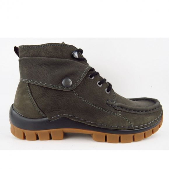 Wolky Jump Winter Nubuk carbon Stiefelette in carbon