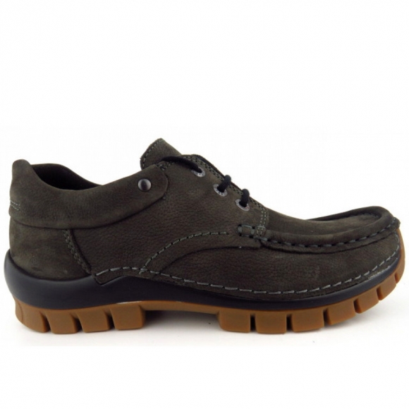 Wolky Fly Winter Antique nubuck Schnürer in Grau