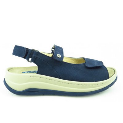 Wolky Adura Timber Nubuk denim Sandale in denim
