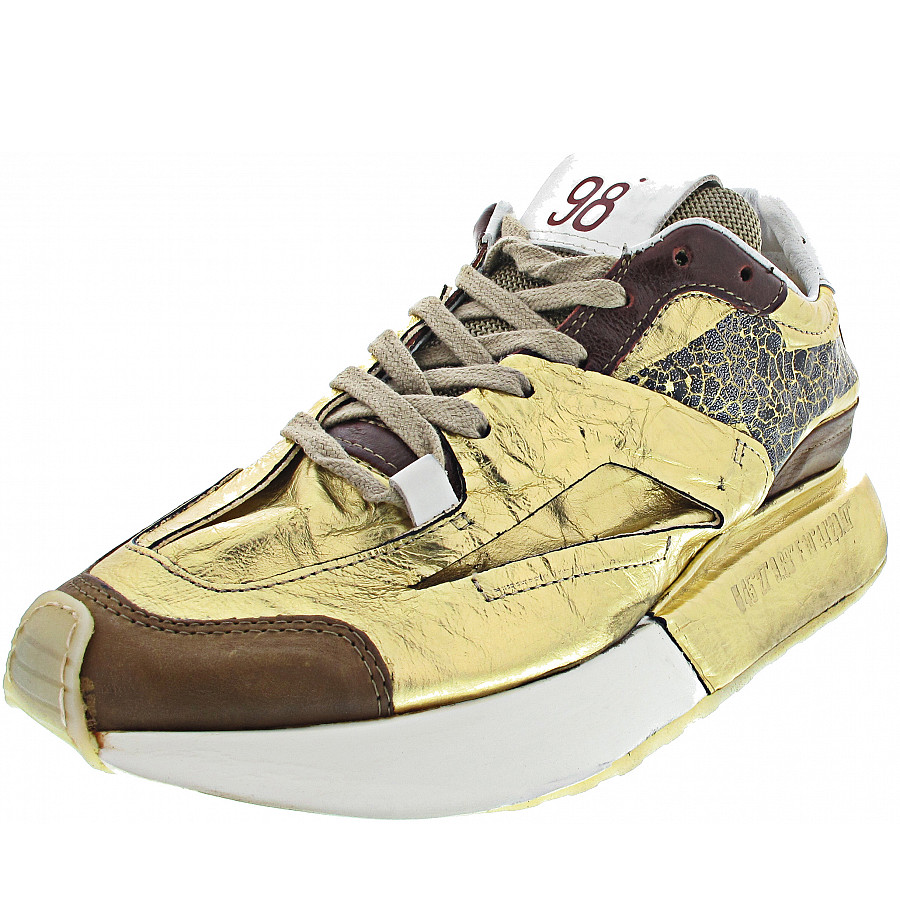 A.S.98 Sneaker low in gold -schwarz