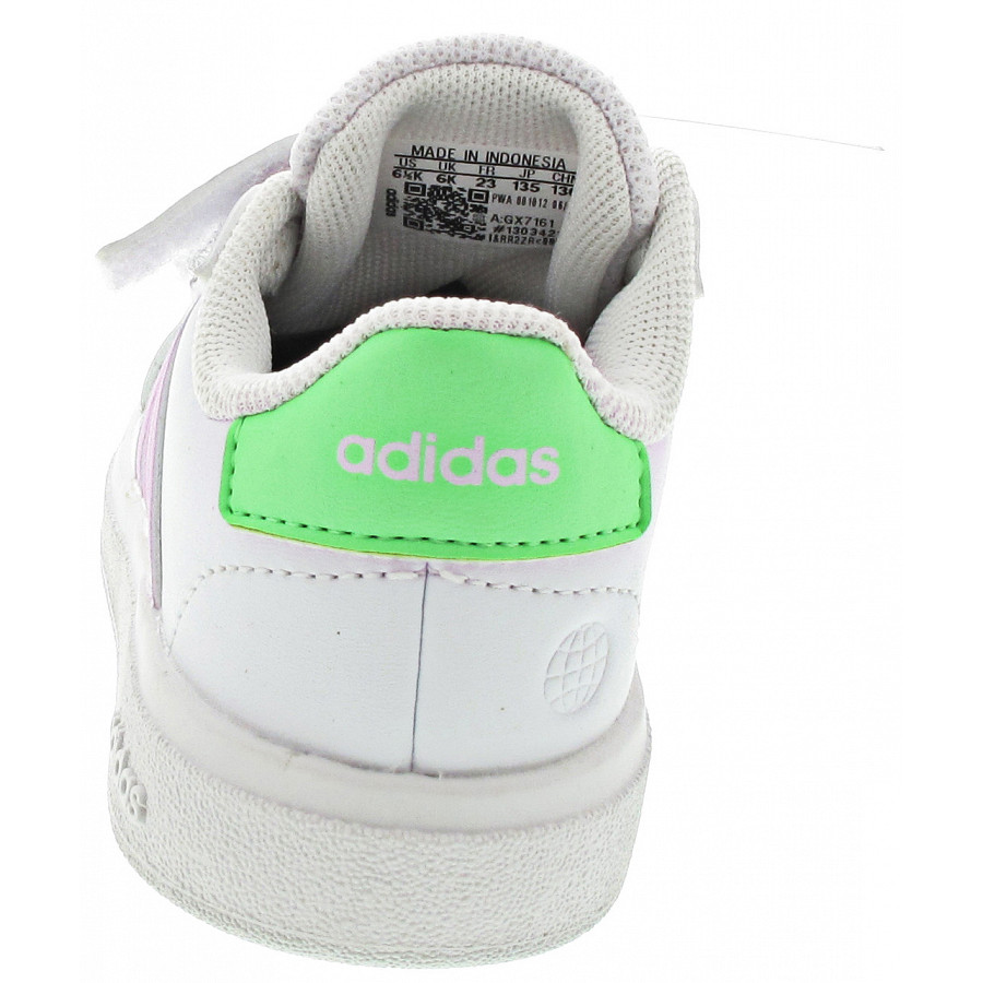 adidas Grand Court 2.0 CF I Lauflernschuh in ftwwht-blilil-beamgr