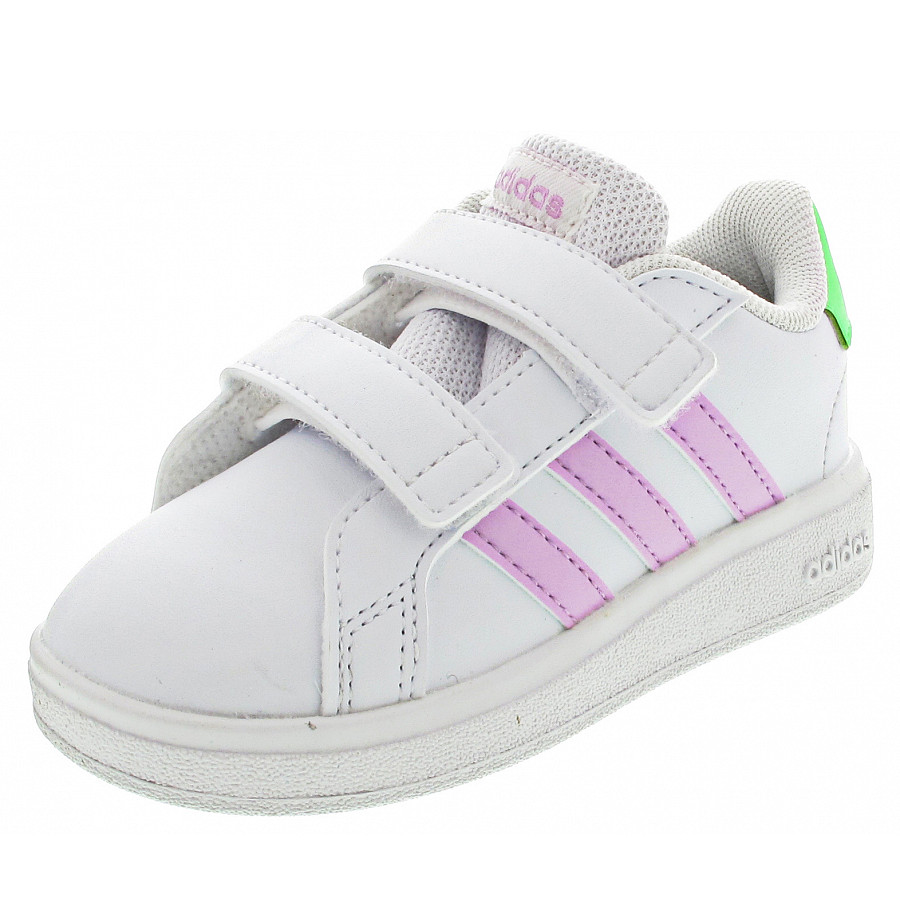 adidas Grand Court 2.0 CF I Lauflernschuh in ftwwht-blilil-beamgr