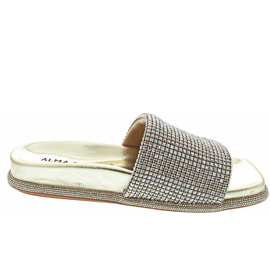 Alma en Pena Pantolette in gold