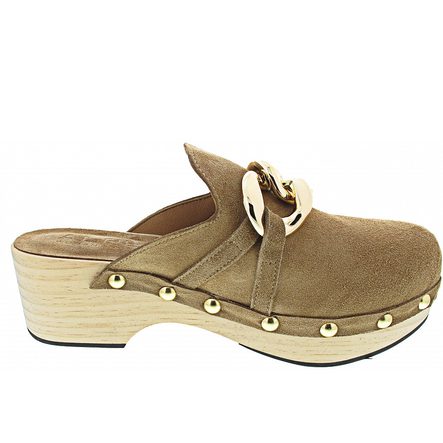 Alpe Sport Clogs in cuero