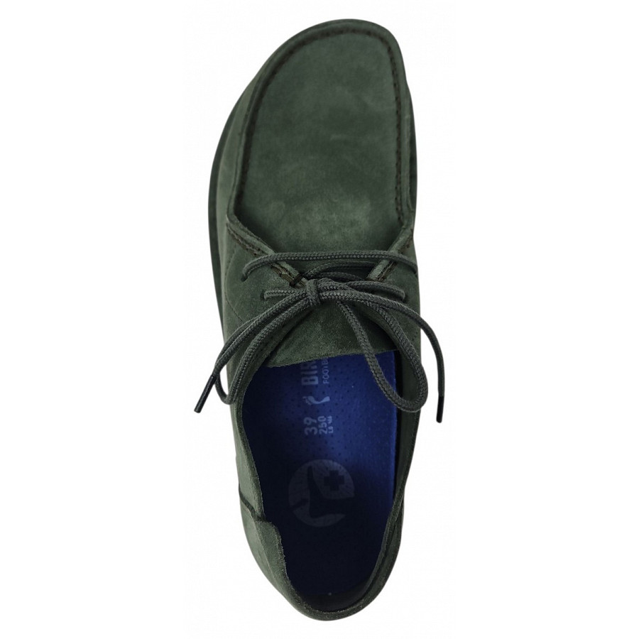 Birkenstock Utti Lace sportlicher Schnürer in thyme grün