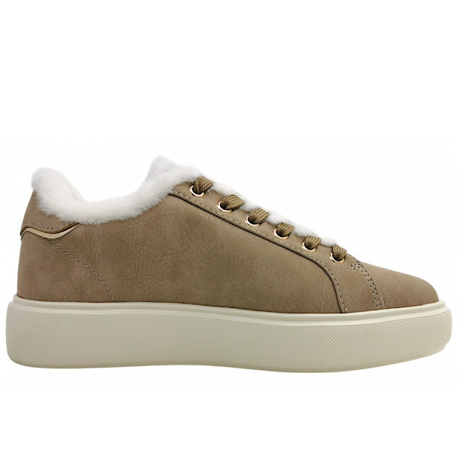 Blauer USA Venus sportlicher Schnürer in Beige BEI