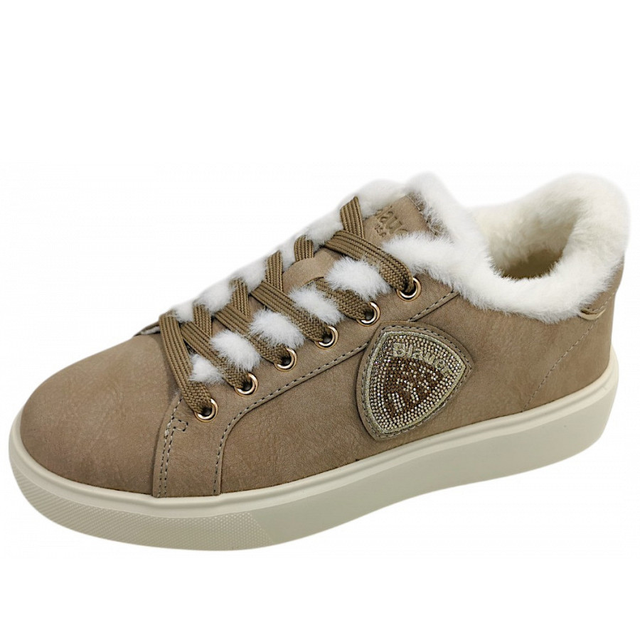 Blauer USA Venus sportlicher Schnürer in Beige BEI