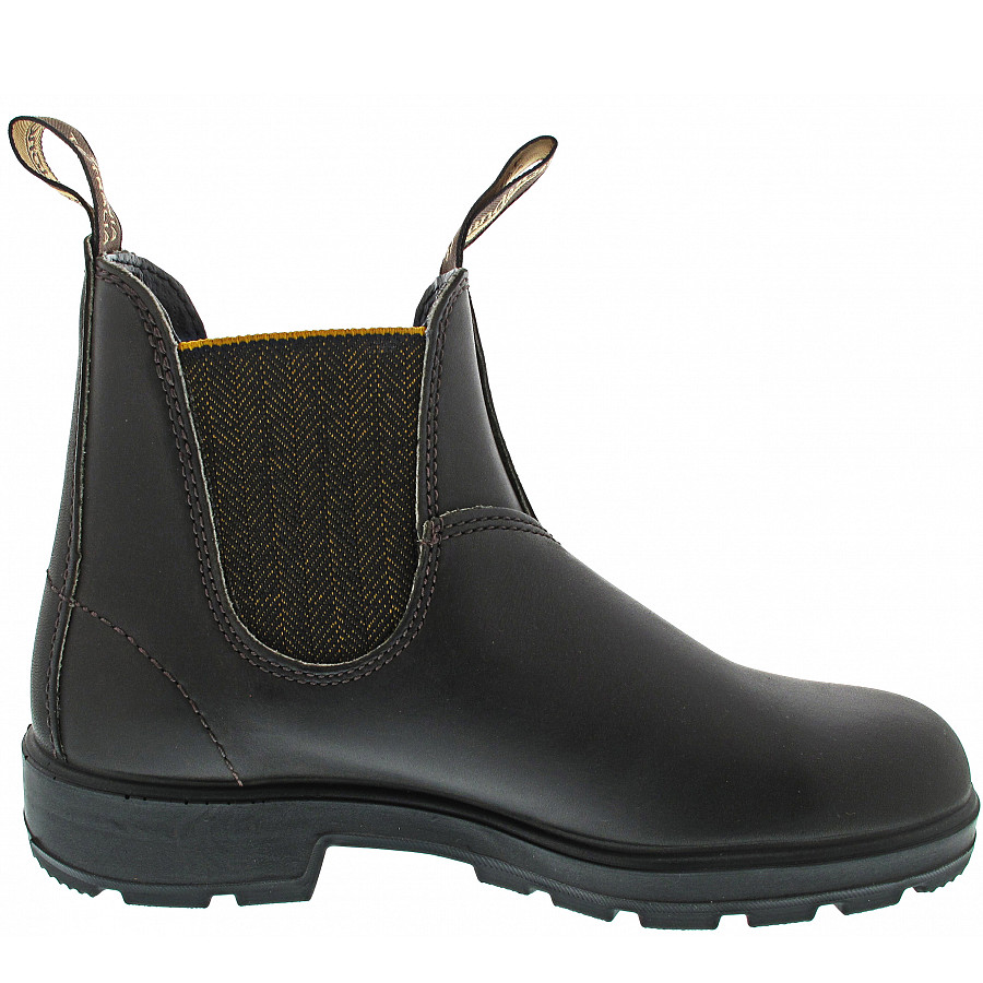 Blundstone Originals 500 Series Chelsea Boot in brown Mustard Elastic