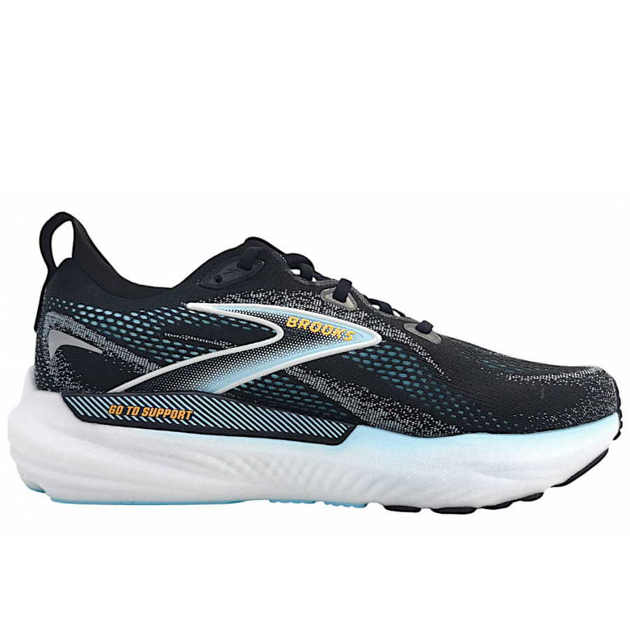 Brooks Glycerin GTS 22 Schnürer in black/atom/orange 063