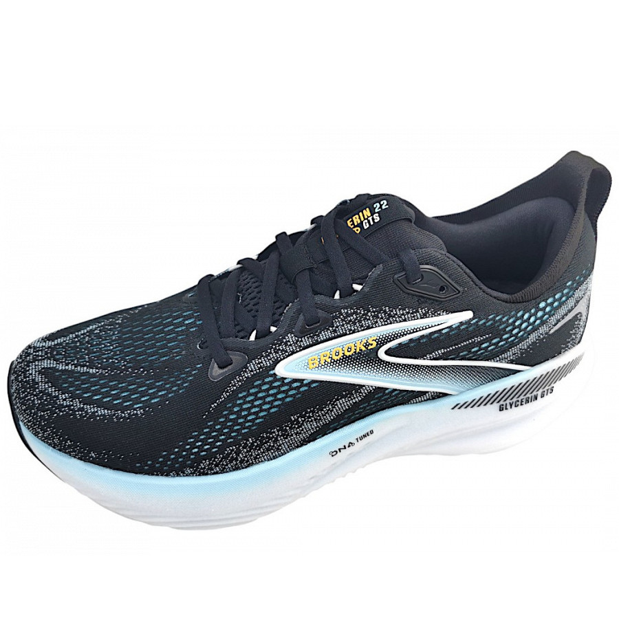 Brooks Glycerin GTS 22 Schnürer in black/atom/orange 063