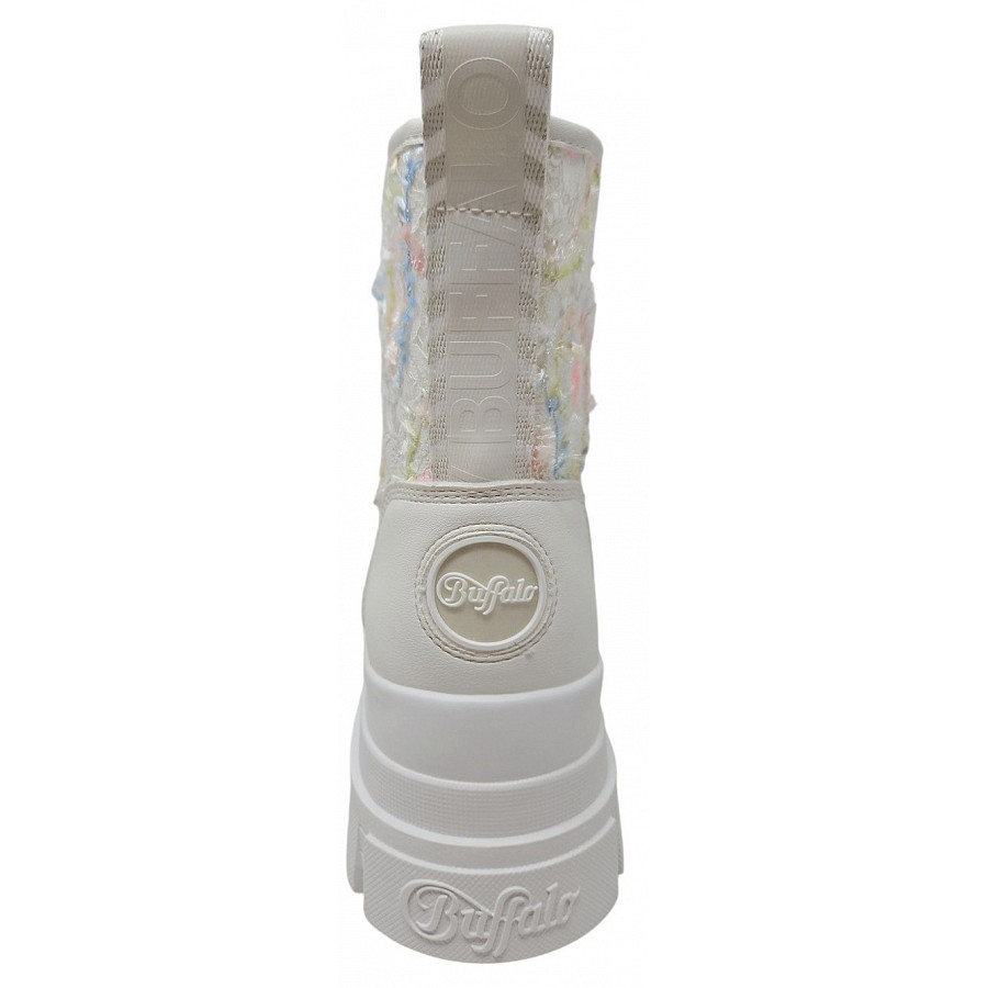 Buffalo Sommerstiefel Stiefel in white rose blue