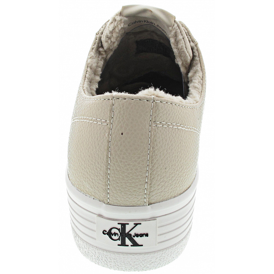 Calvin Klein Vulc Flatform Laceup Low Sneaker low in eggshell