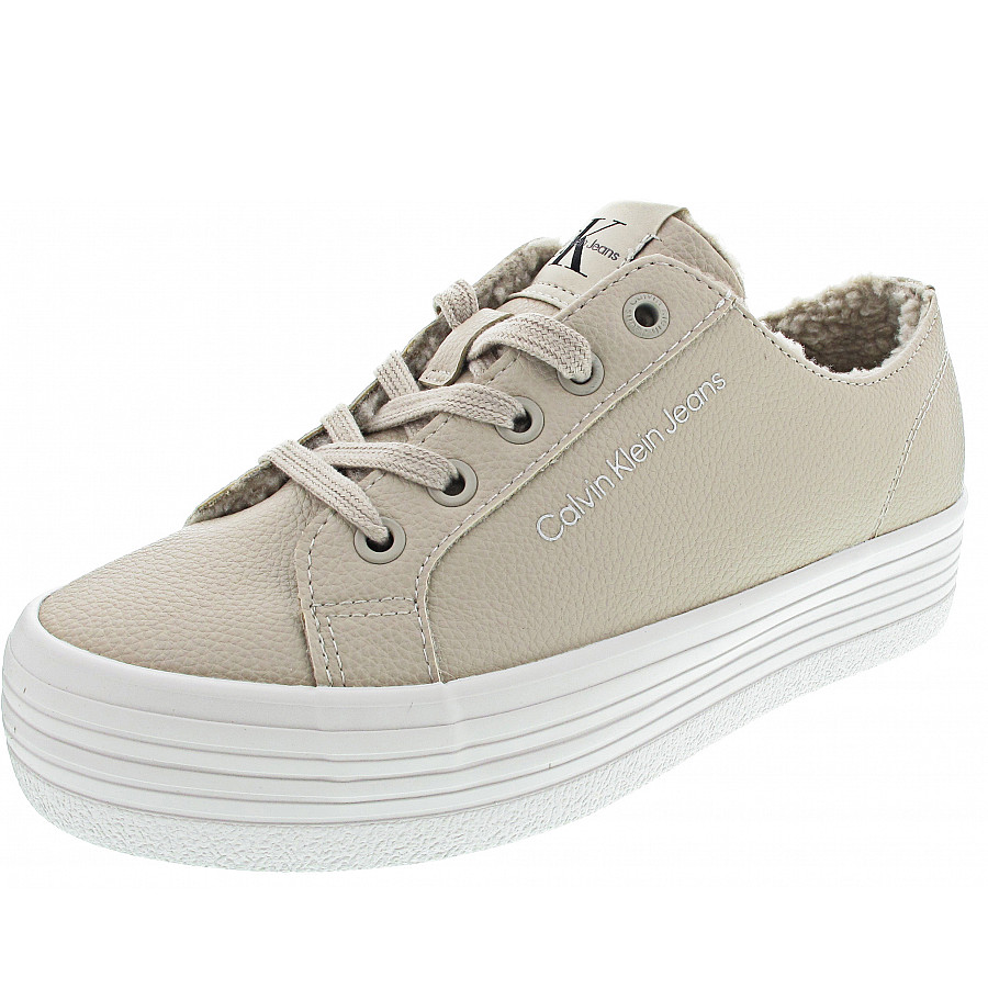Calvin Klein Vulc Flatform Laceup Low Sneaker low in eggshell