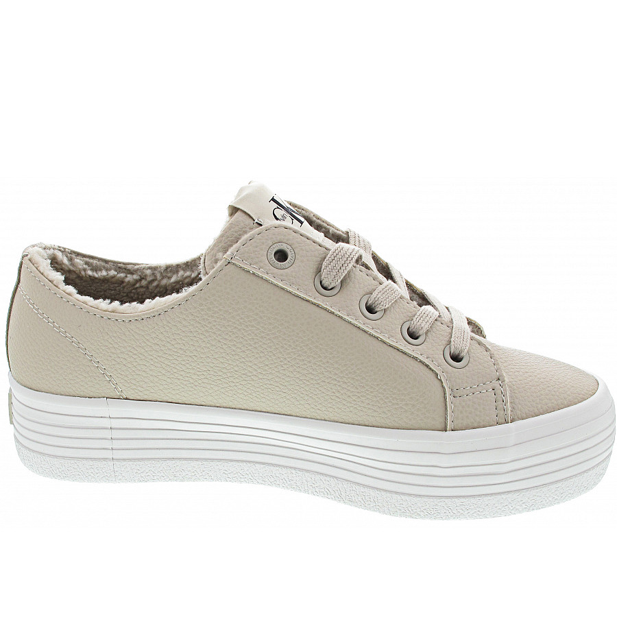 Calvin Klein Vulc Flatform Laceup Low Sneaker low in eggshell