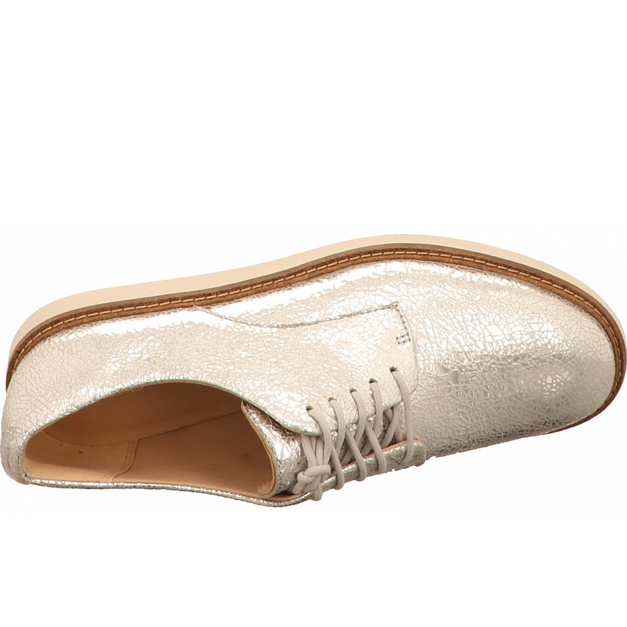 Clarks glick darby Schnürer in silber, platin