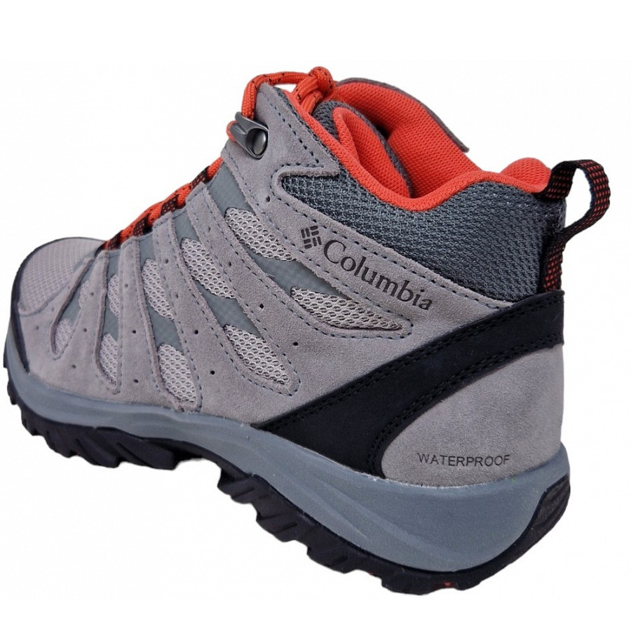 Columbia Redmond III Mid WP Wanderschuh in steam red coral