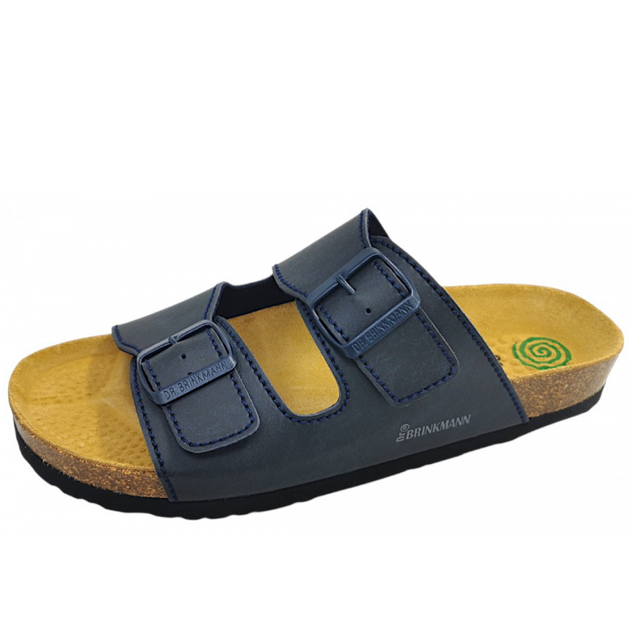 Dr. Brinkmann Pantolette in Blau/Ocean