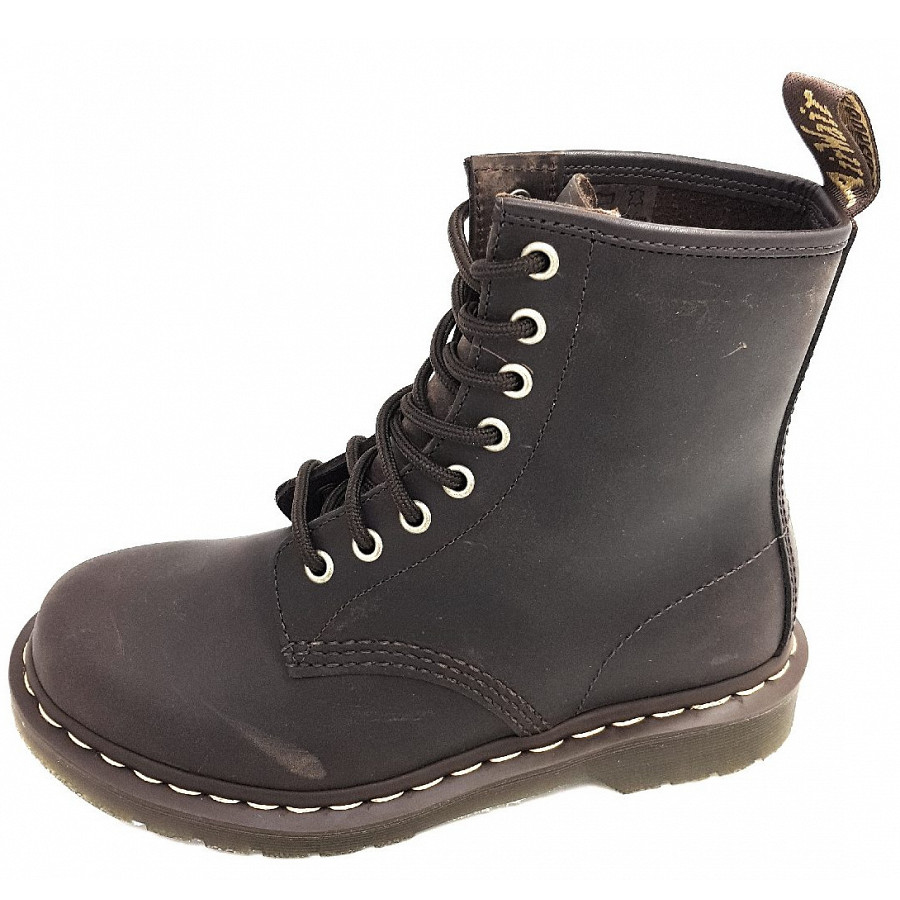 Dr. Martens Crazy horse 8 eye boot Schnürstiefel in Gaucho