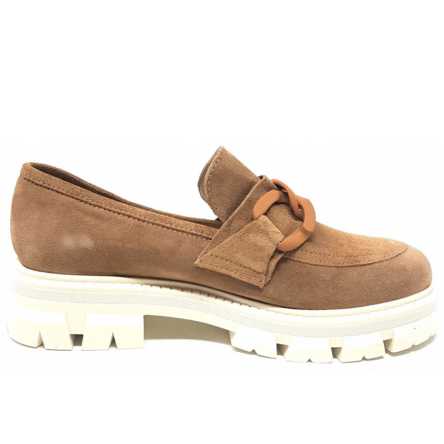 Emia Slipper in Crosta taupen (hellbraun)