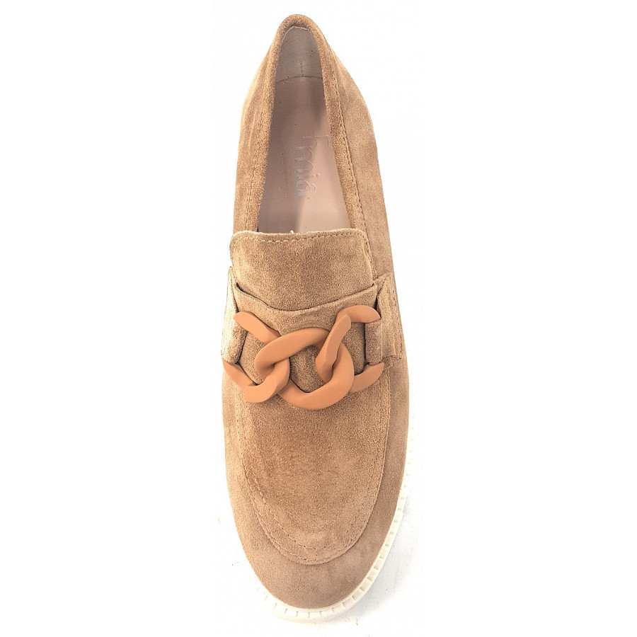Emia Slipper in Crosta taupen (hellbraun)