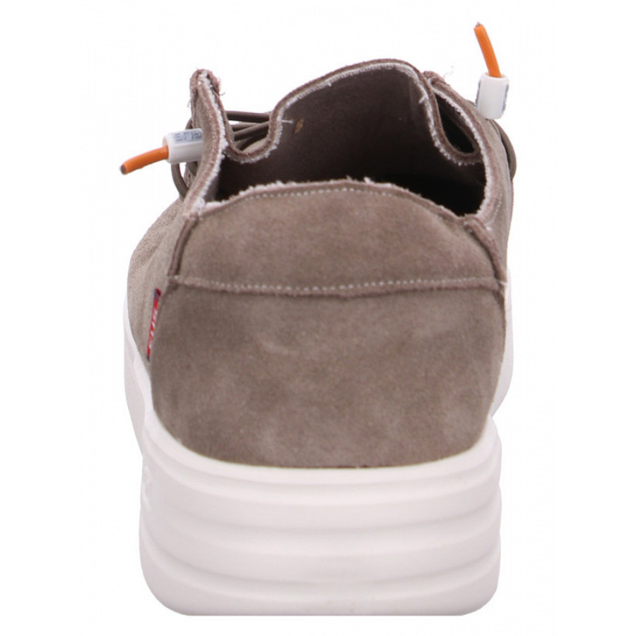 Fusion Sneaker in suede taupe