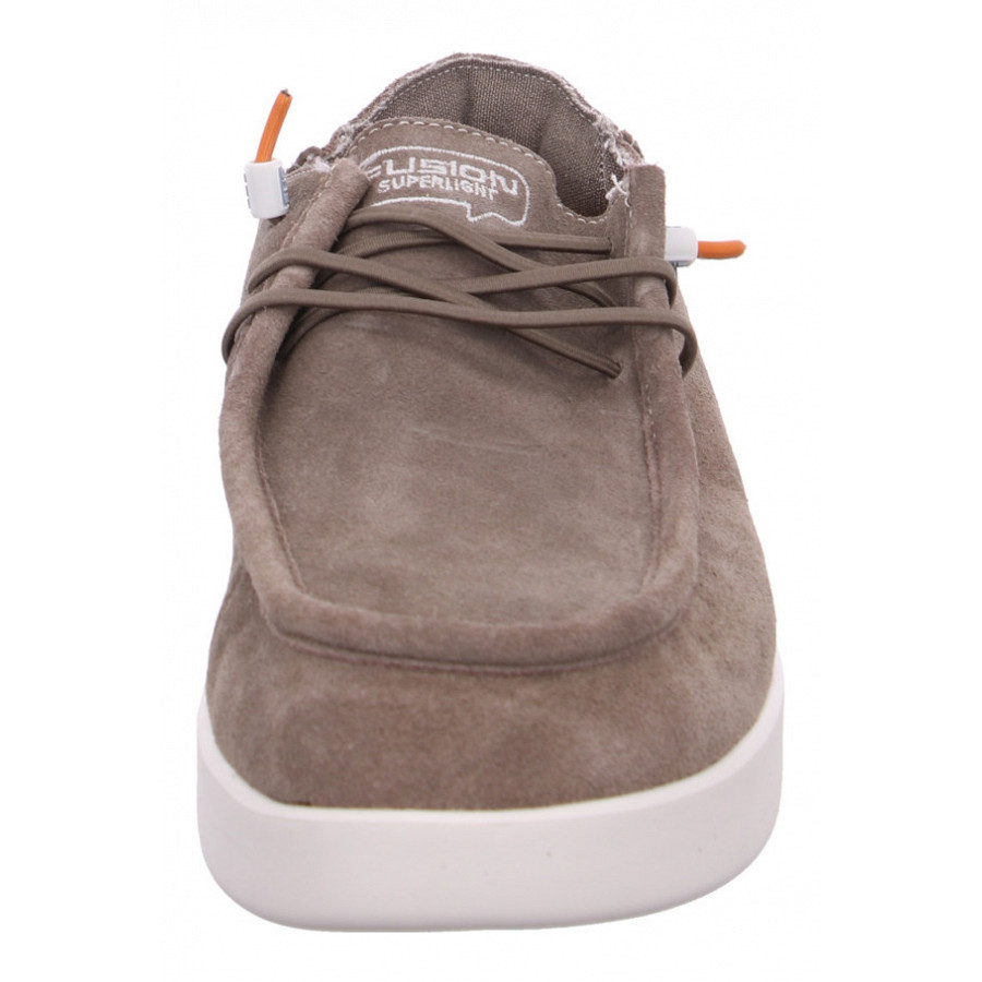 Fusion Sneaker in suede taupe