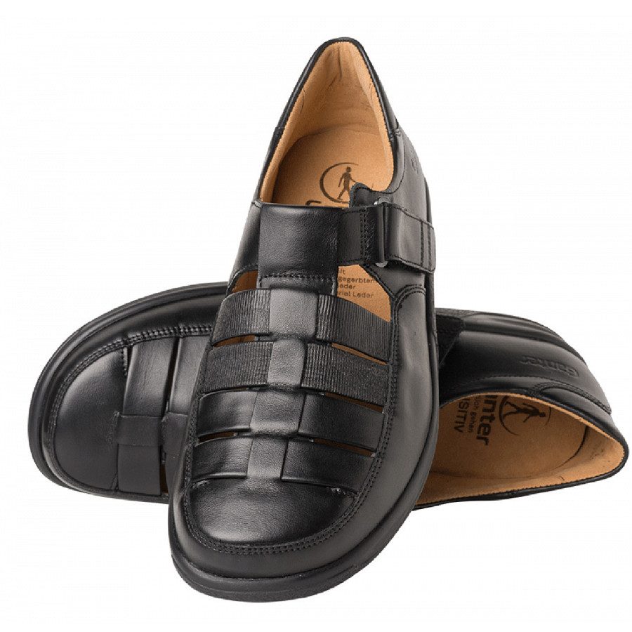 Ganter Slipper in schwarz