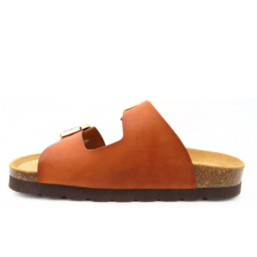 Geox D BRIONIA HIGH brown Pantolette in BROWN
