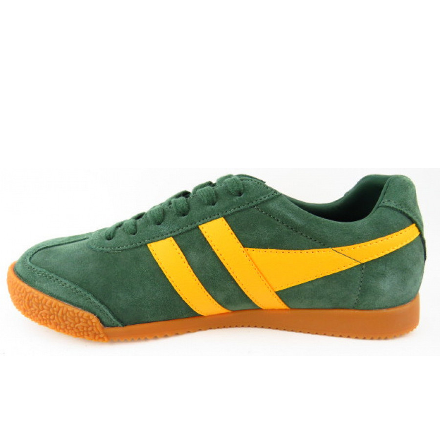 Gola Harrier Suede evergreen Sneaker low in grün gelb